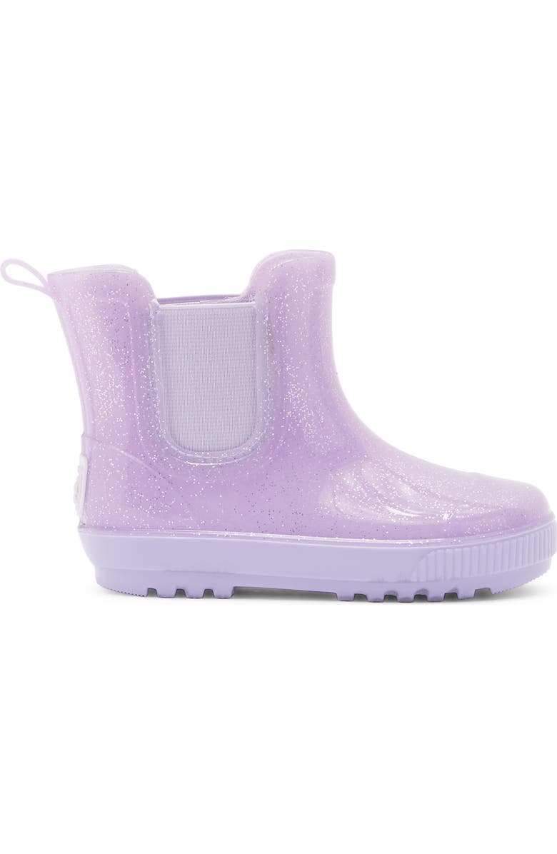 BEARPAW Kids' Lilac Glitter Rain Boot, Alternate, color, Lilac Glitter