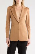 ALICE + OLIVIA Breann Stripe Long Fitted Blazer
