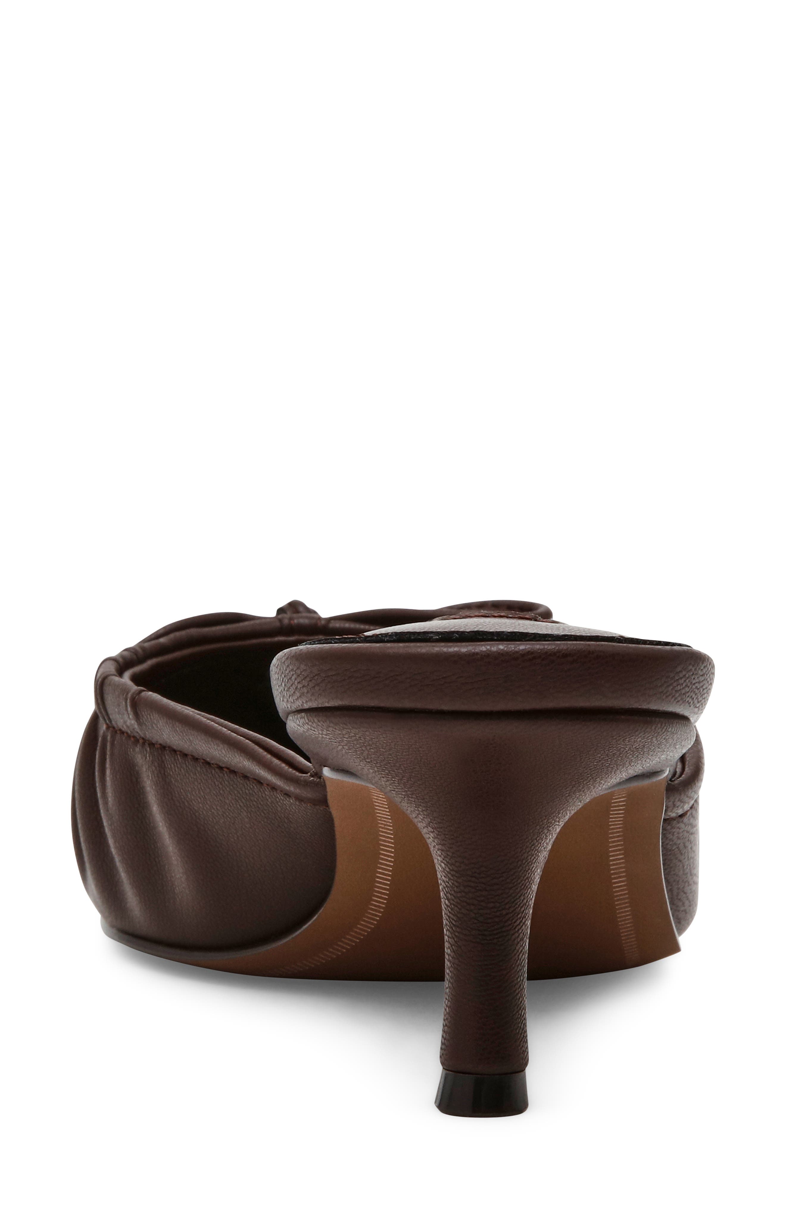 Bonaie Kitten Heel Mule, Alternate, color, BROWN