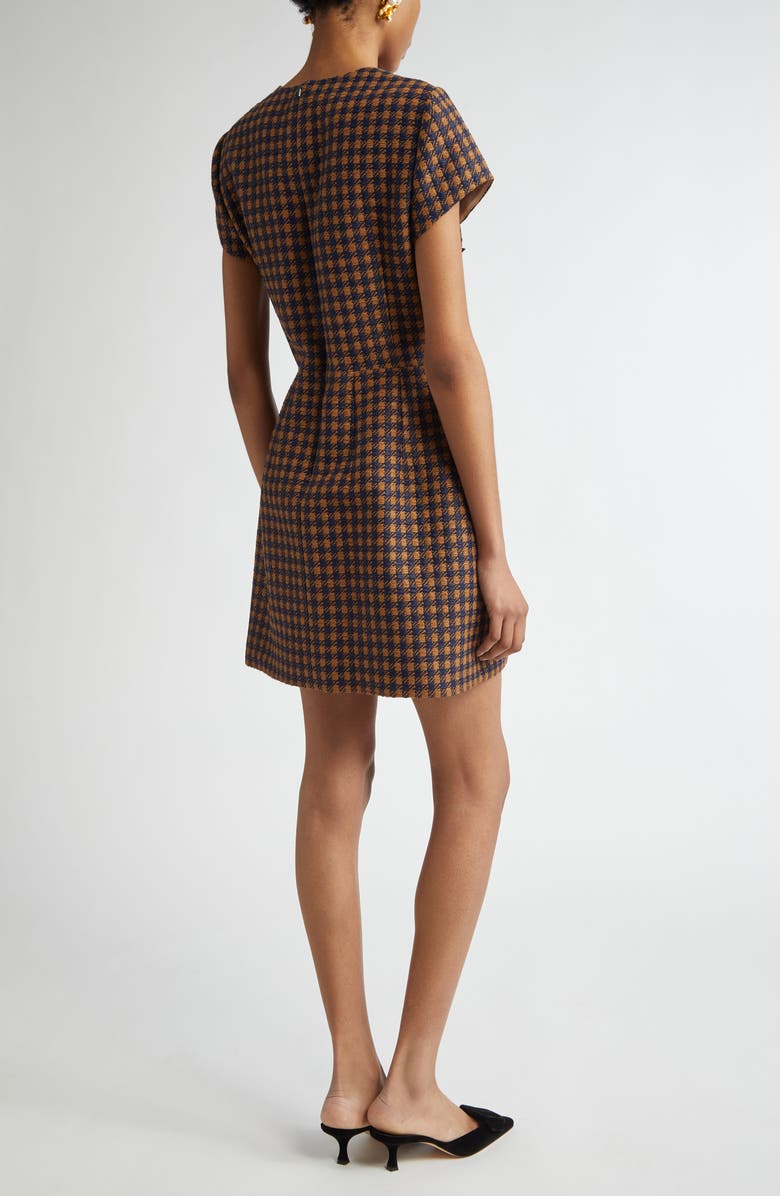 Oscar de la Renta SHORT SLEEVE SMALL CHECK TWEED, Alternate, color, 