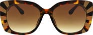 BCBG 58mm Oversize Butterfly Sunglasses