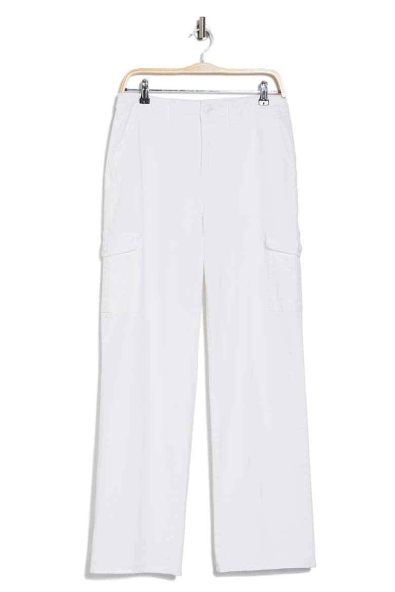 Channing Stretch Cotton Cargo Pants, Alternate, color, BLANC