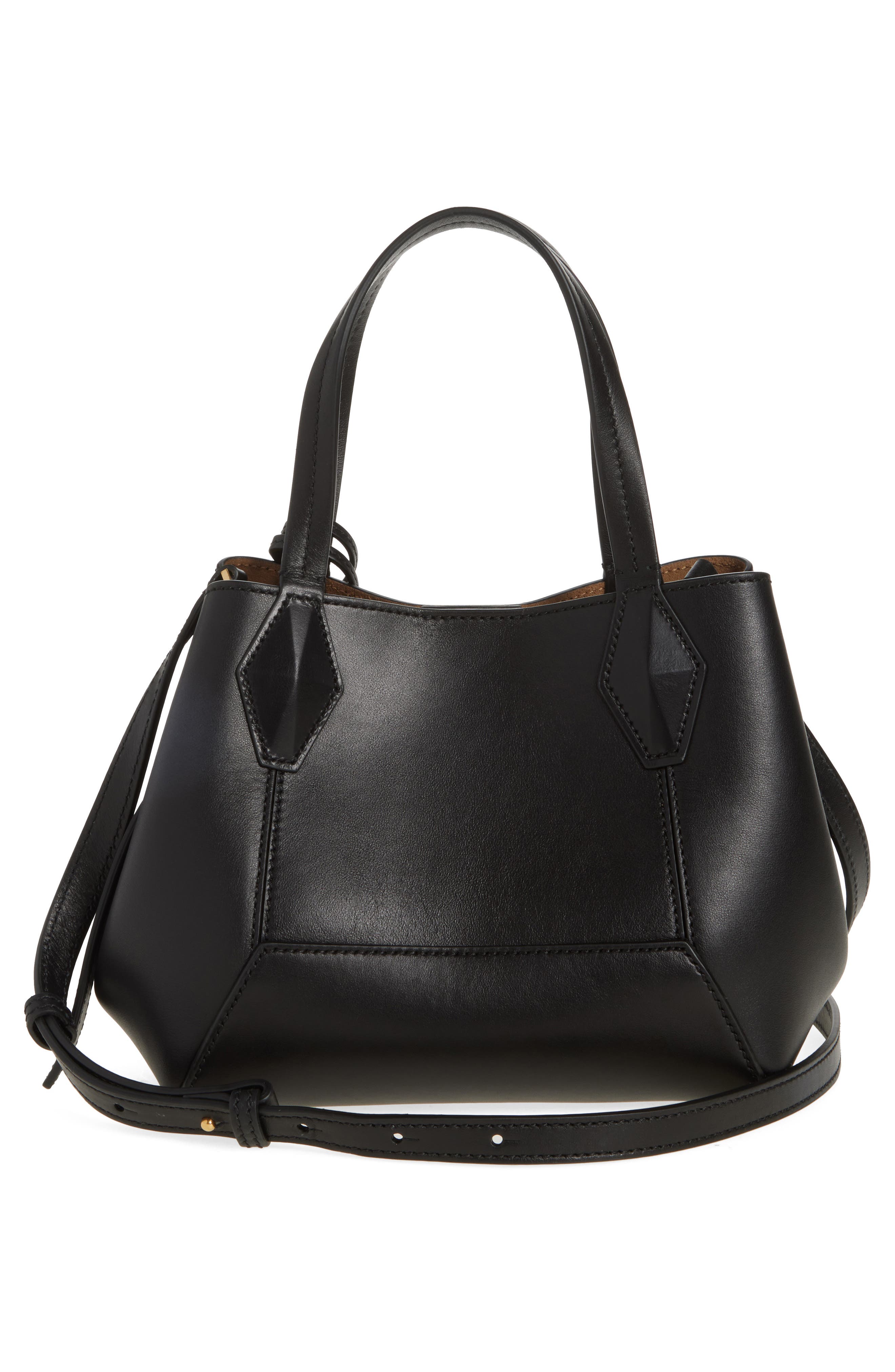 Jimmy Choo Small Diamond Leather Tote, Alternate, color, 