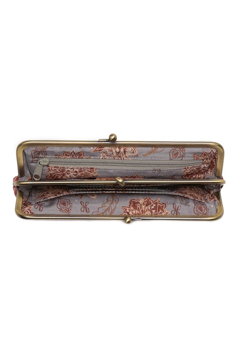Millie Leather Wallet, Alternate, color, BRICK
