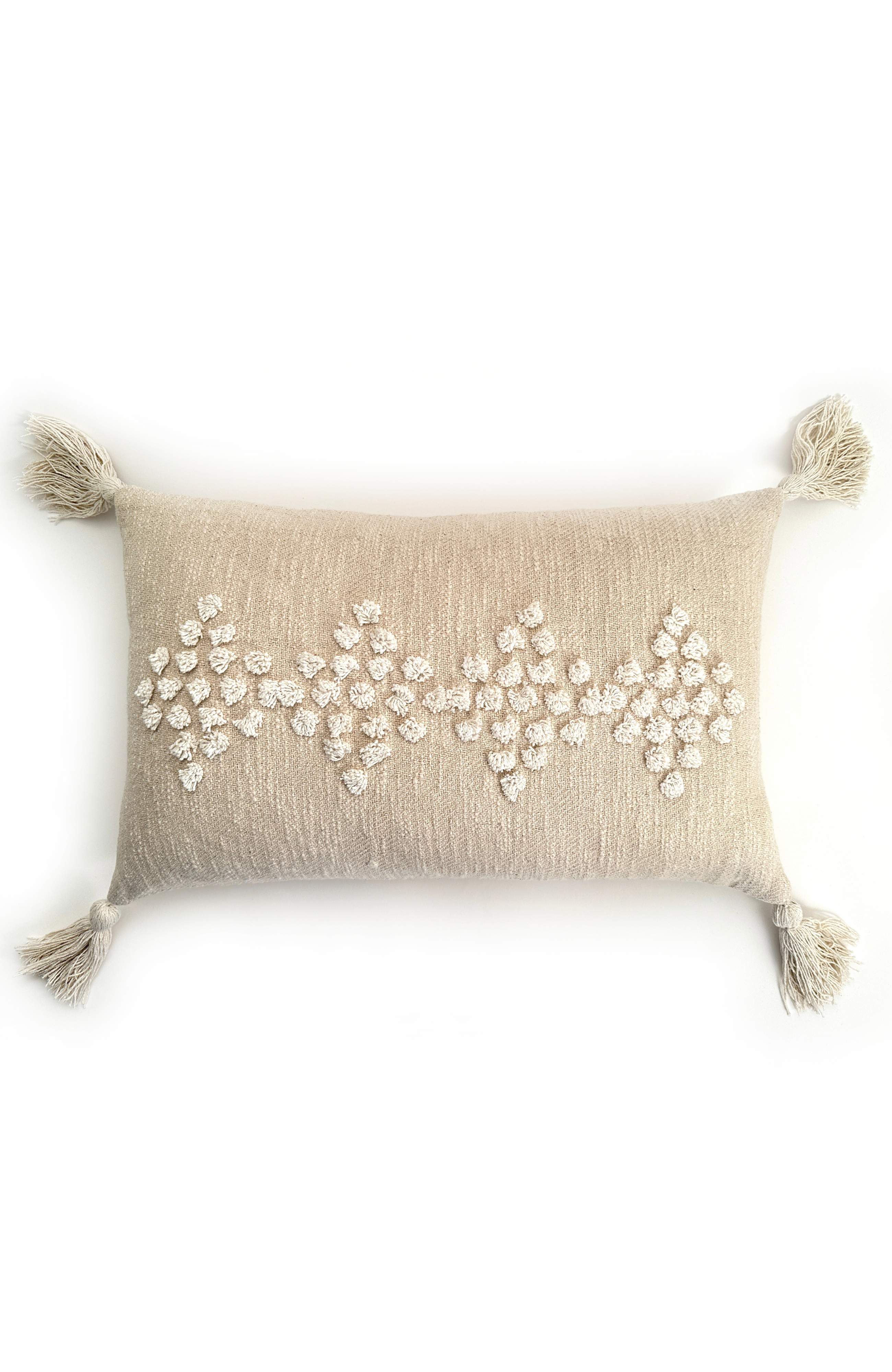 Bit of Meraki Viha Throw Pillow - Cover in Natural 