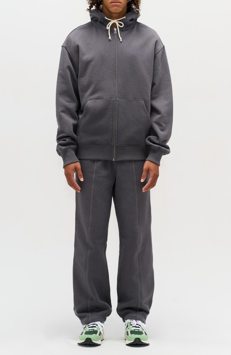 New Balance Made in USA Cotton French Terry Zip Hoodie, Alternate, color,