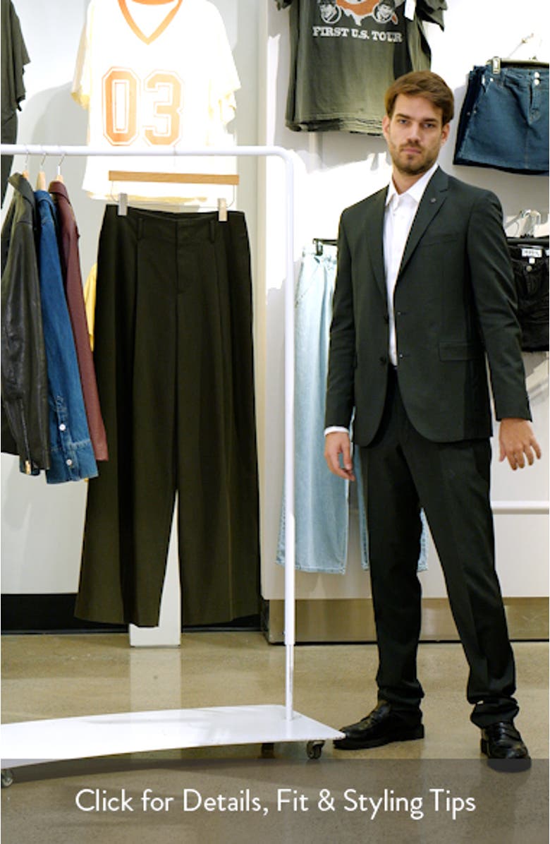 High Waist Pleated Wide Leg Pants, sales video thumbnail