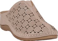 GC SHOES Vale Laser Cut Wedge Mule