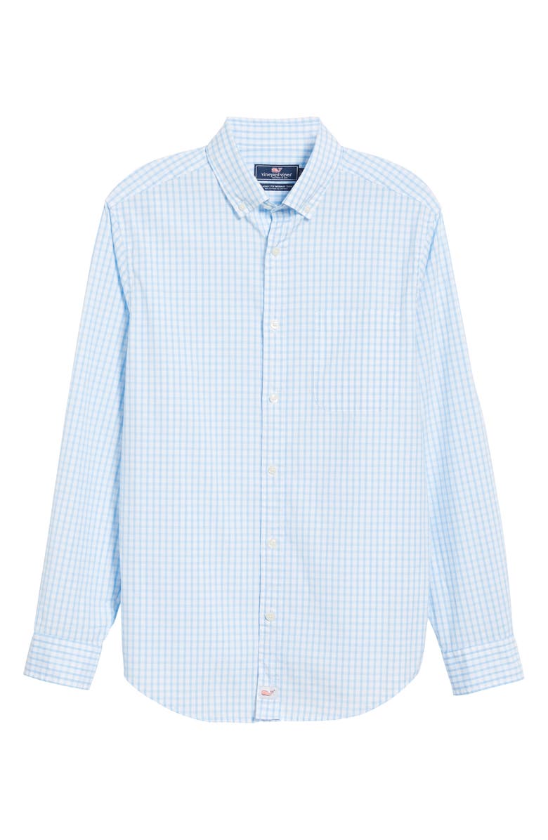 vineyard vines Micro Graph Classic Fit Check Sport Shirt, Alternate, color, 