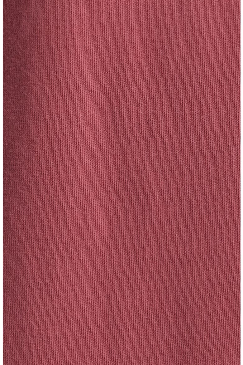 Saltaire Organic Cotton Knit Short Sleeve Button-Up Shirt, Alternate, color, RED