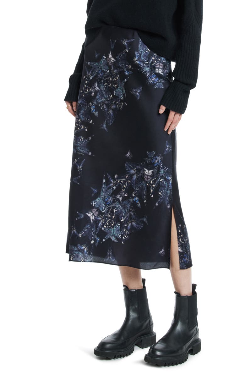 AllSaints Raya Diana Skirt, Main, color,