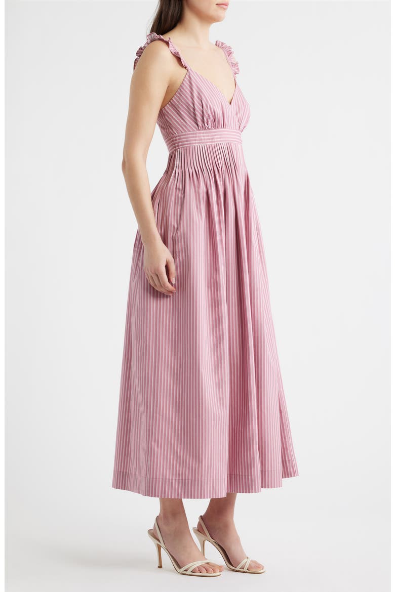 The Olive Cotton Sundress, Alternate, color, FOXGLOVE