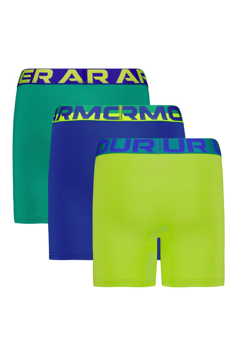 Kids' Performance Tech 3-Pack Assorted Boxer Briefs, Alternate, color, GREEN CITRINE