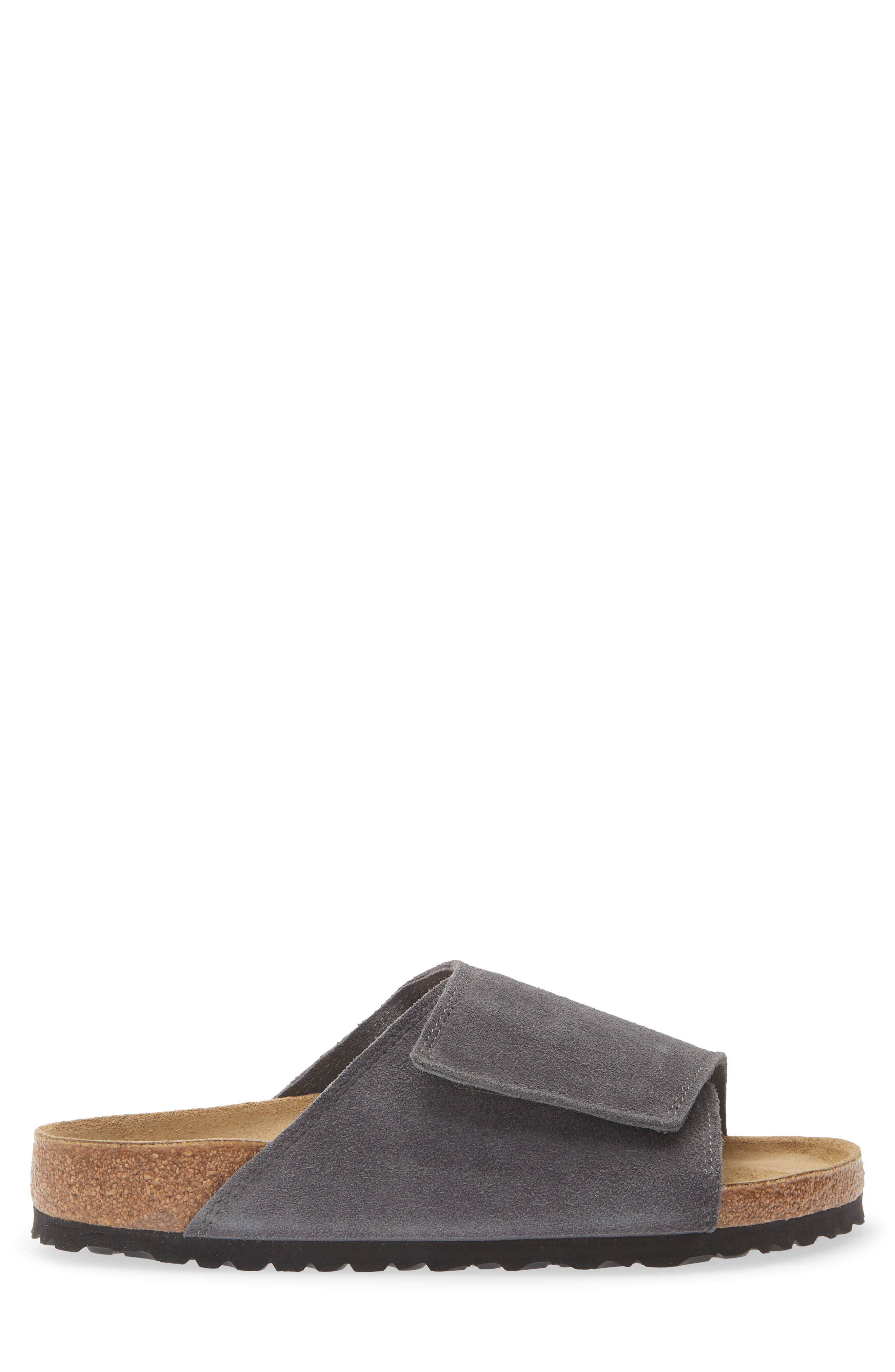 Birkenstock Solana Slide Sandal, Alternate, color, Charcoal