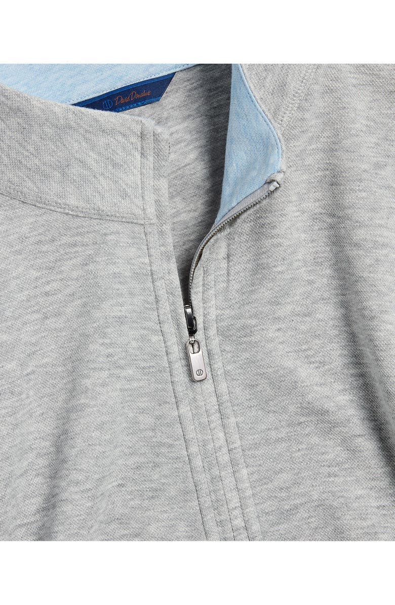 David Donahue Full Zip Knit Jacket, Alternate, color, 