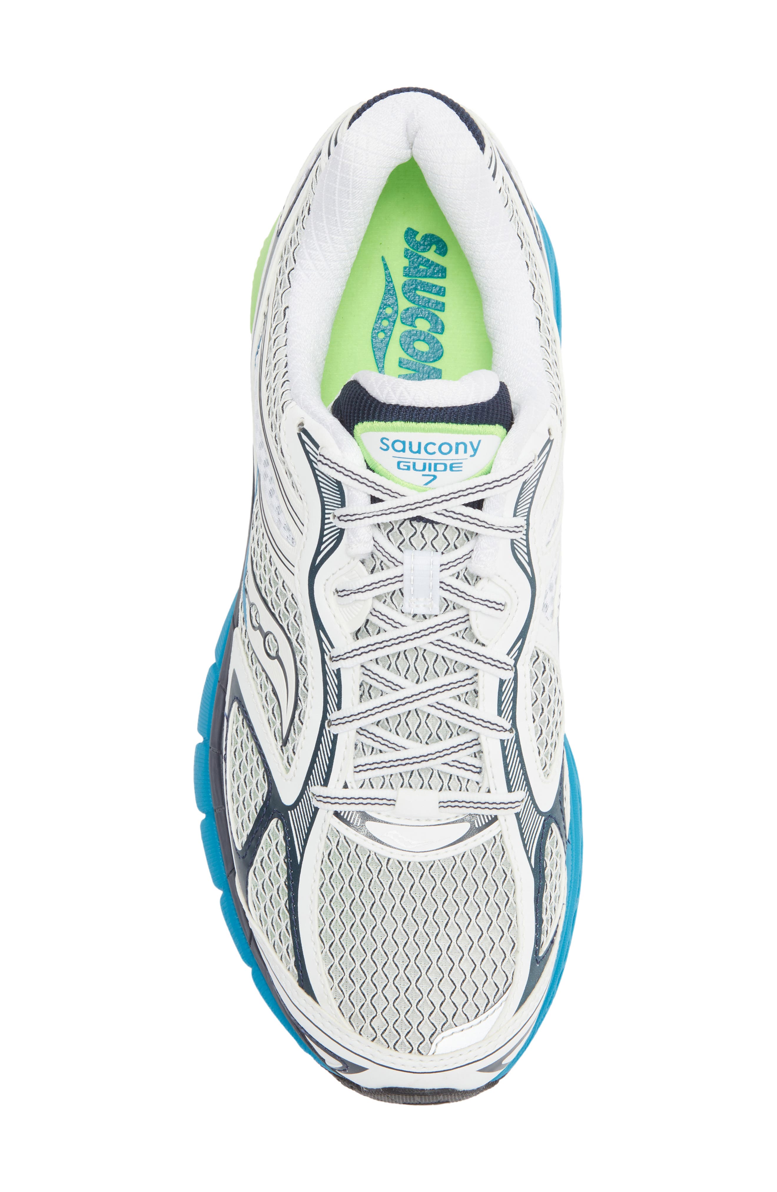 Gender Inclusive ProGrid Guide 7 Sneaker, Alternate, color, WHITE/ BLUE