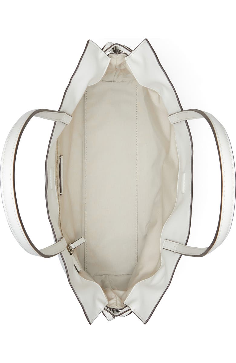 Tory Burch Small Ella Natuura<sup>™</sup> Drawstring Tote, Alternate, color, Bianco