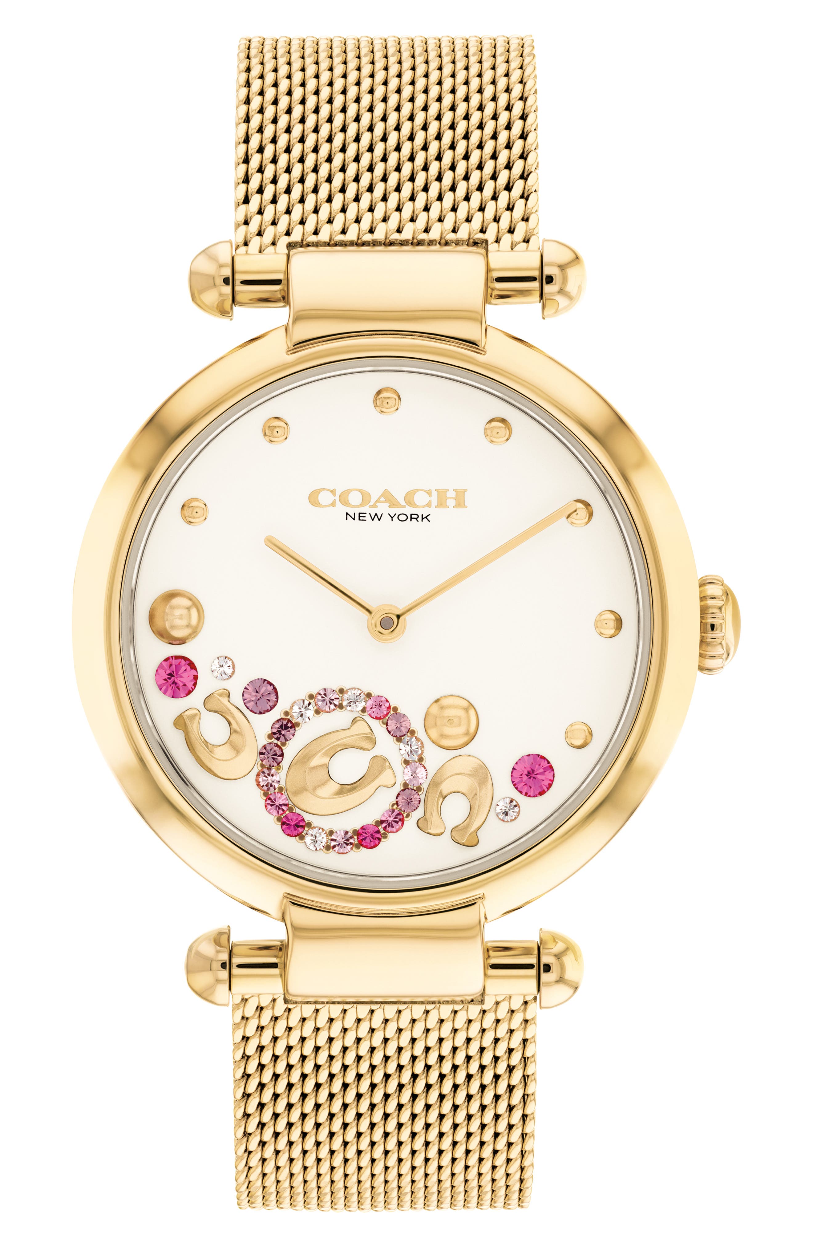 COACH Cary Mesh Bracelet Watch, 34mm