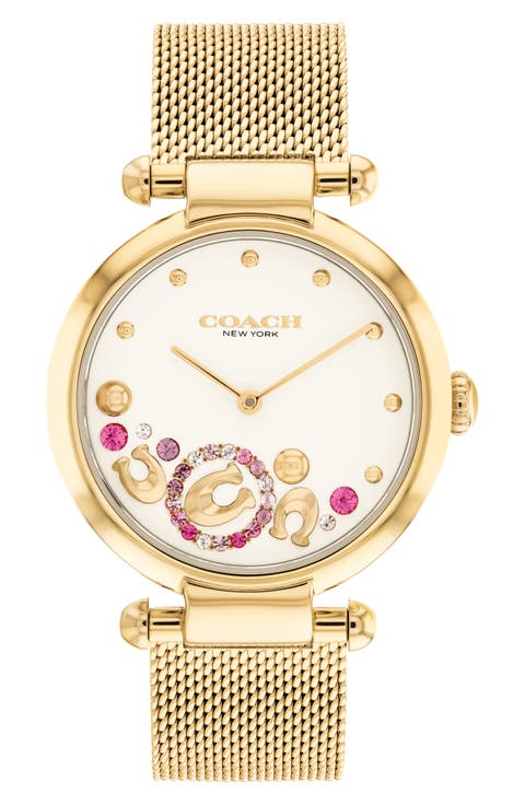 Cary Mesh Bracelet Watch, 34mm