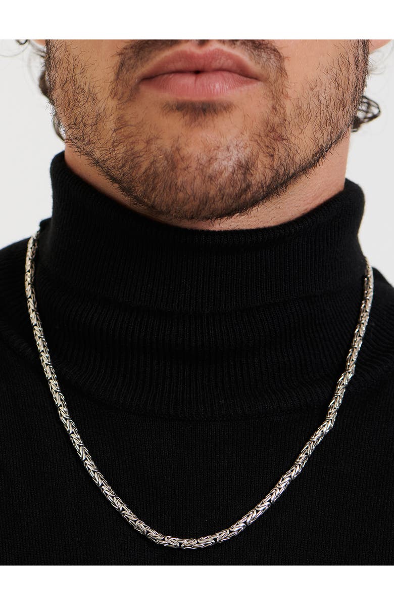 DEVATA Sterling Silver Chain Necklace, Alternate, color, 