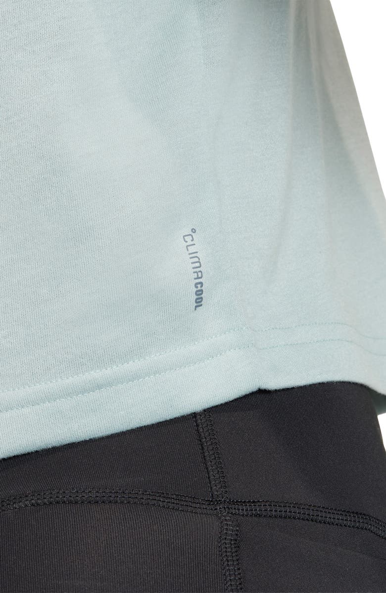 adidas Climacool Training T-Shirt, Alternate, color, Wonder Sage