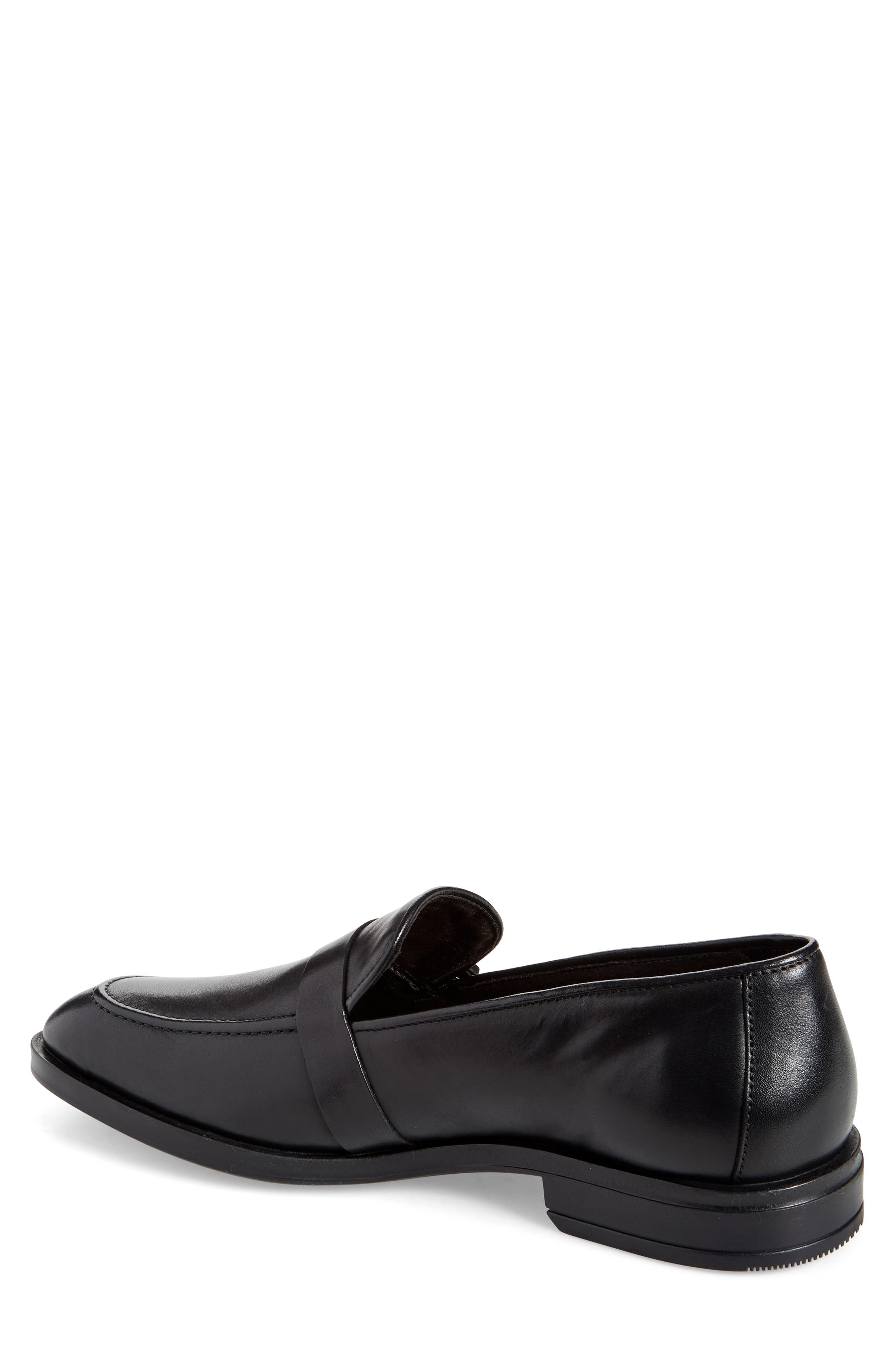 Bruno Magli Pablo Buckle Strap Loafer, Alternate, color, Black