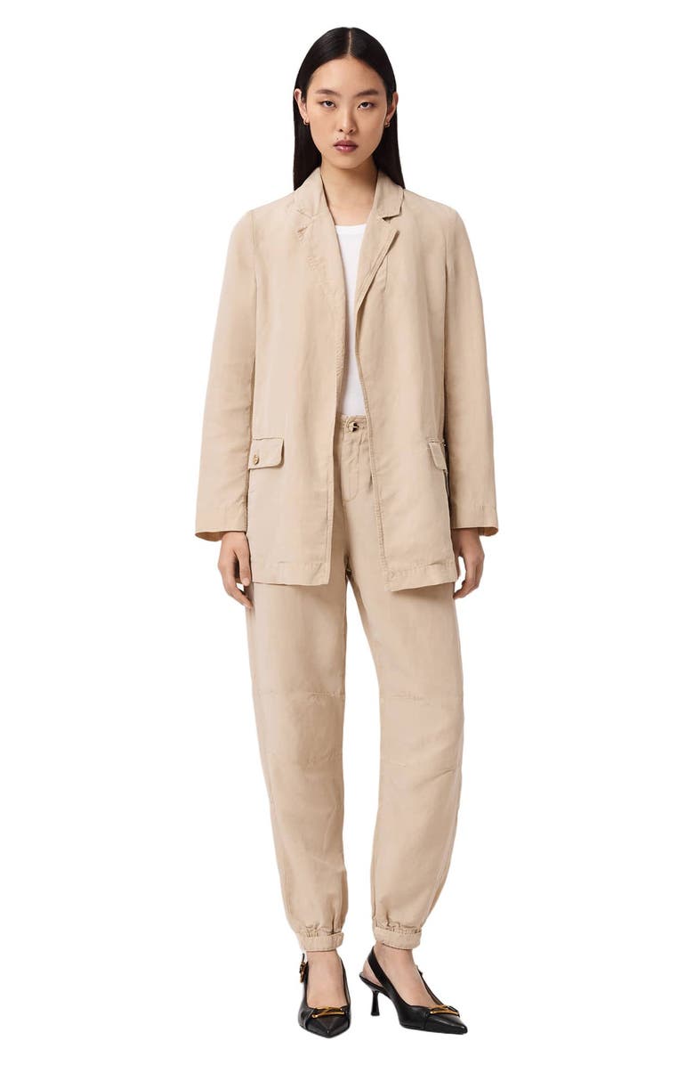 AllSaints Aleida Blazer, Alternate, color, Taupe Brown