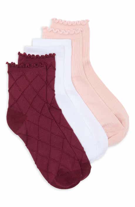 3-Pack Assorted Ankle Socks