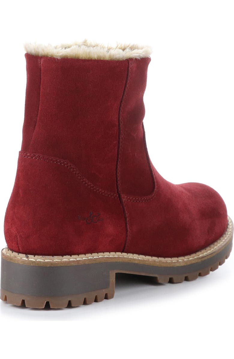 Bos. & Co. Calib Waterproof Bootie, Alternate, color, Sangria Suede/Fantar