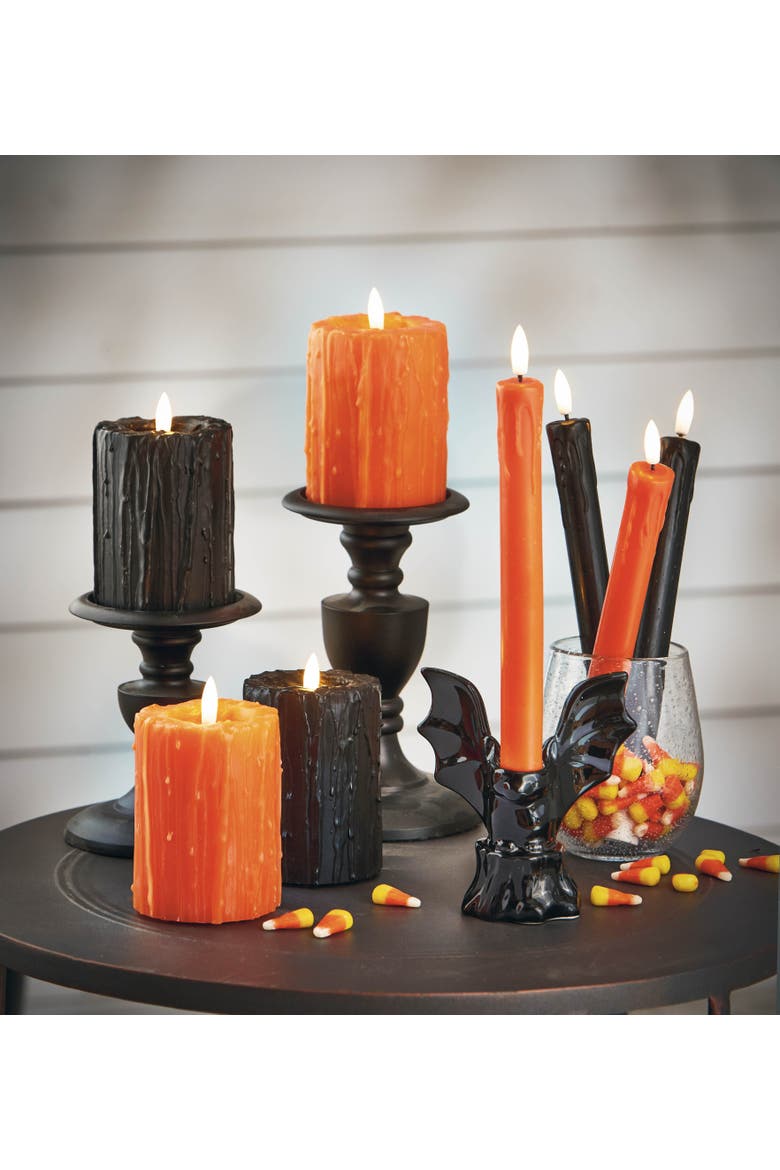Color Studio Orange Votive Candles Set of 12 Paraffin Wax, Alternate, color, Orange
