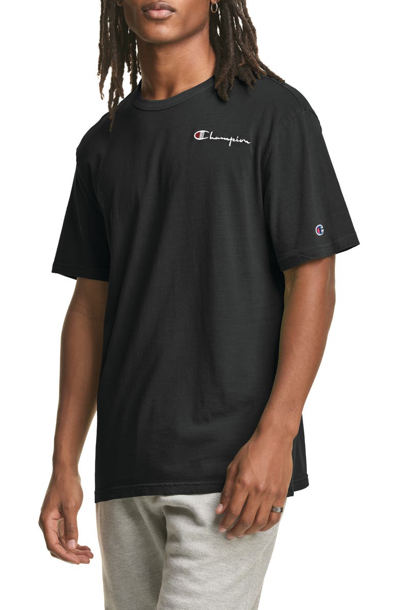 Champion Embroidered Logo T-Shirt, Main, color, 