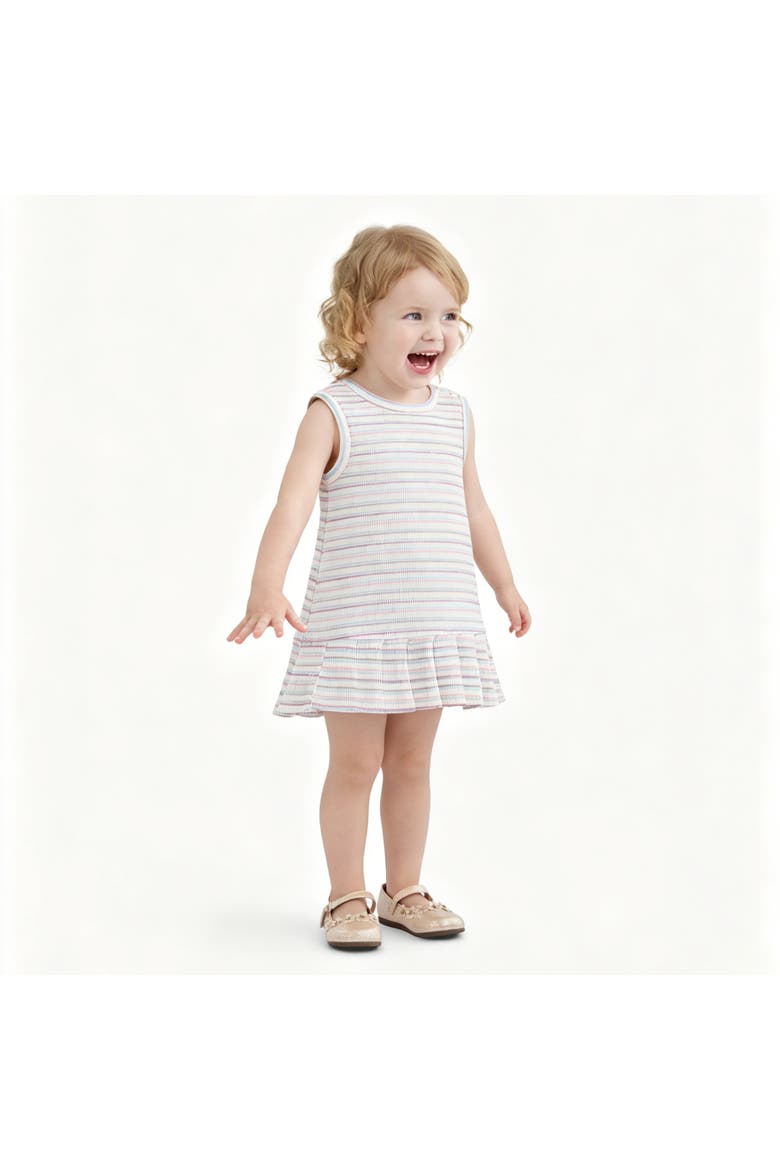 Stripe Bunny Dress, Alternate, color, Pink