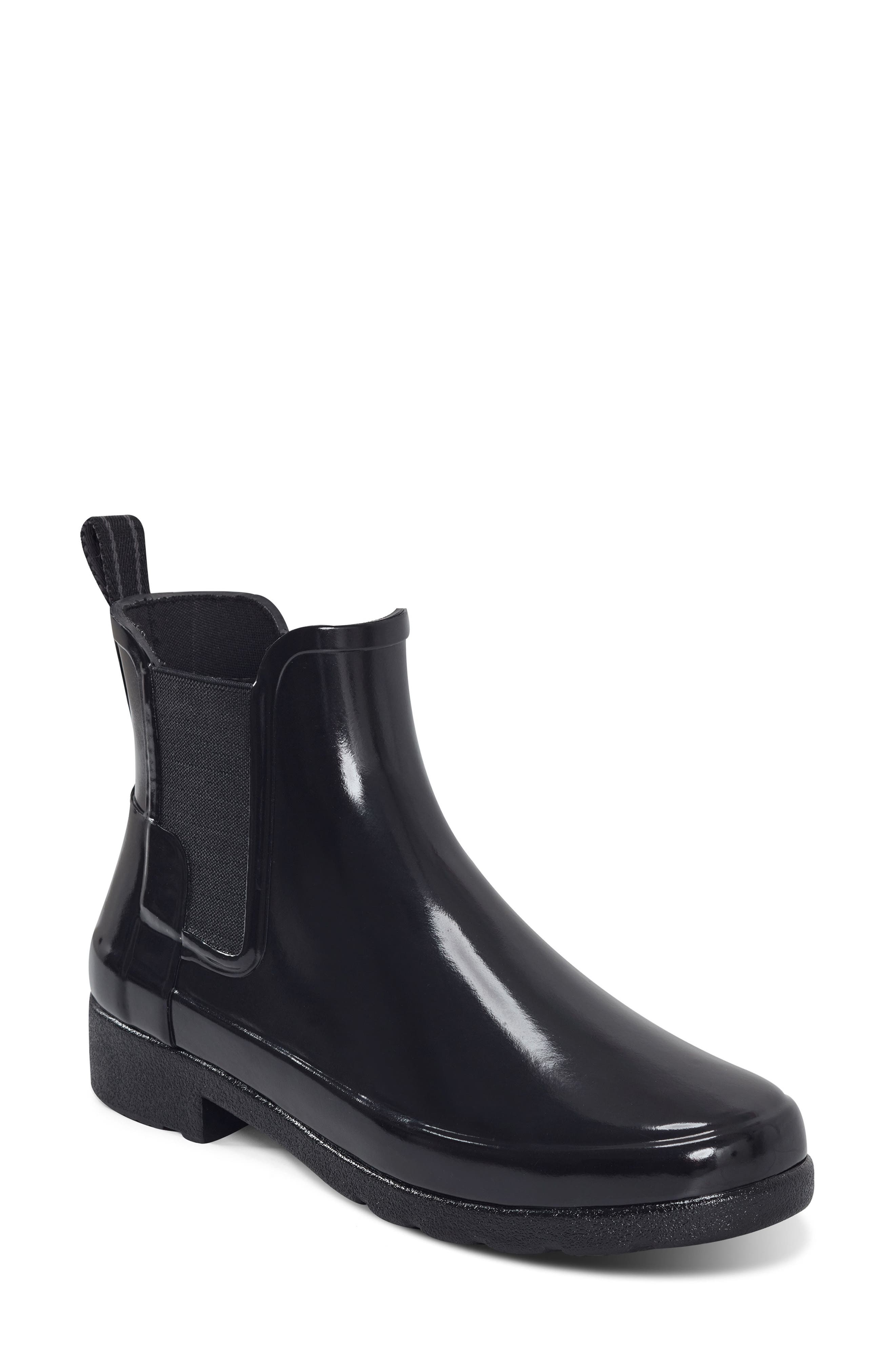 Hunter Original Refined Chelsea Waterproof Rain Boot, Main, color, 