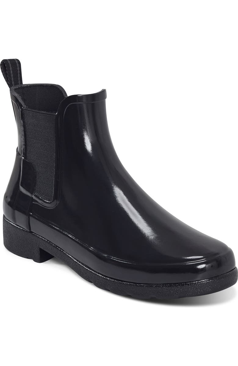 Hunter Original Refined Chelsea Waterproof Rain Boot, Main, color,