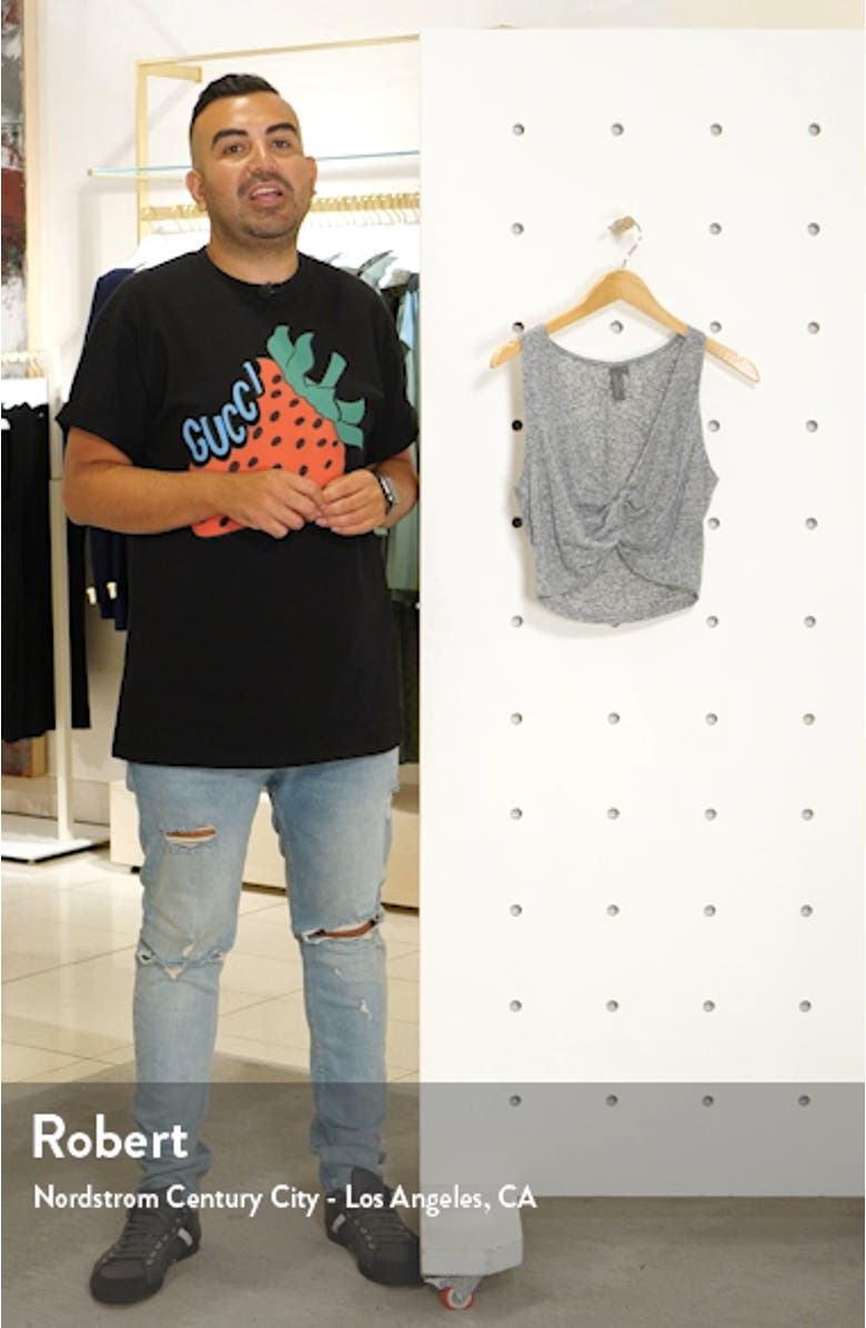 Arc Knot Cropped Tank Top, sales video thumbnail