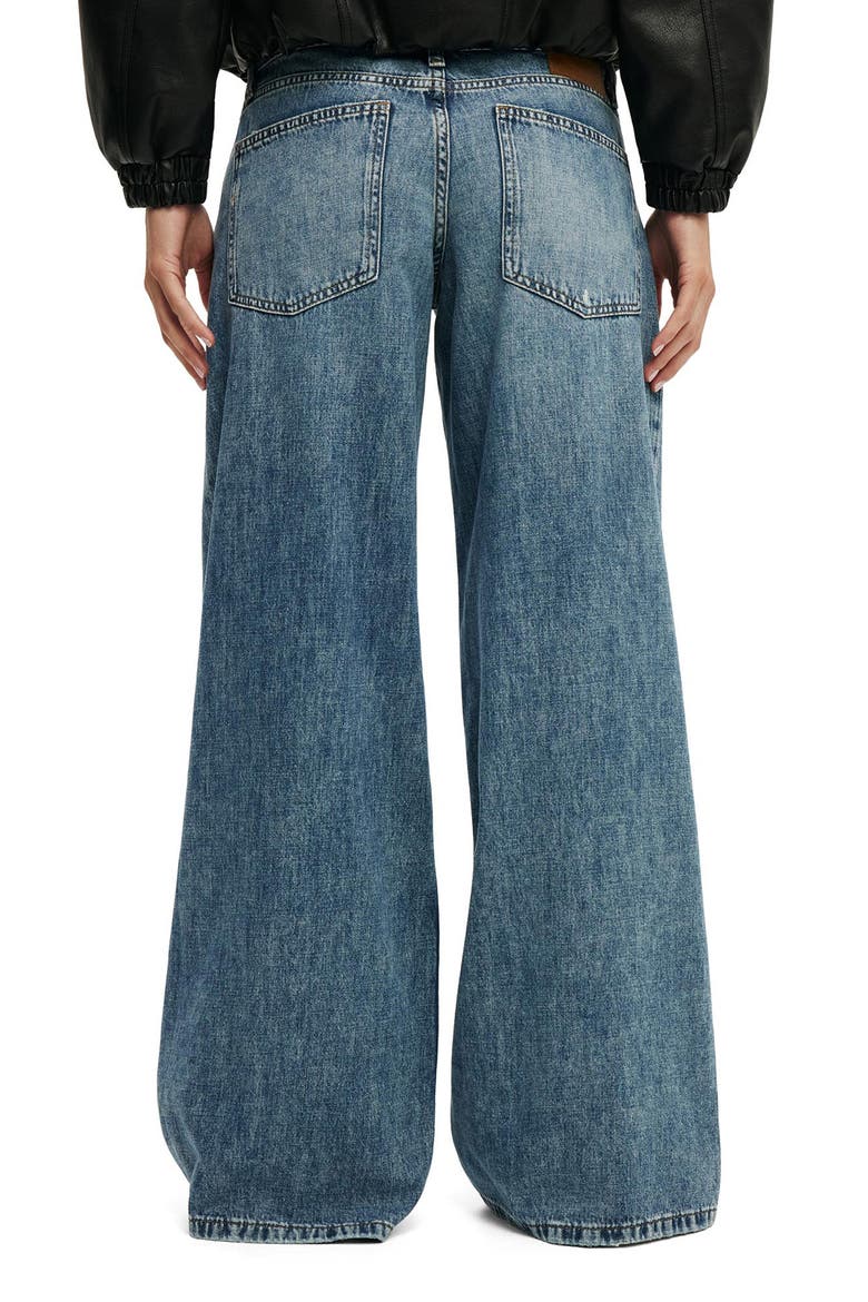 Low Rise Wide Leg Jeans, Alternate, color, MIAMI BLUE