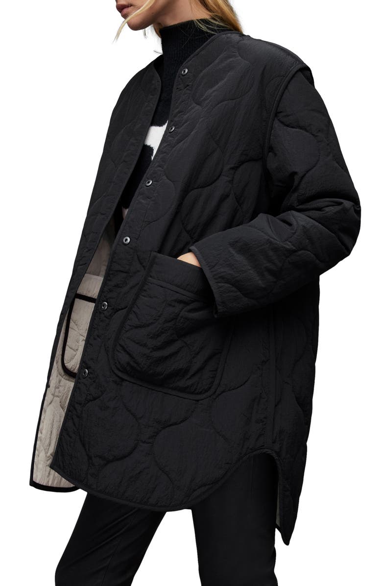 AllSaints Phyllis Reversible Liner Jacket, Alternate, color, 