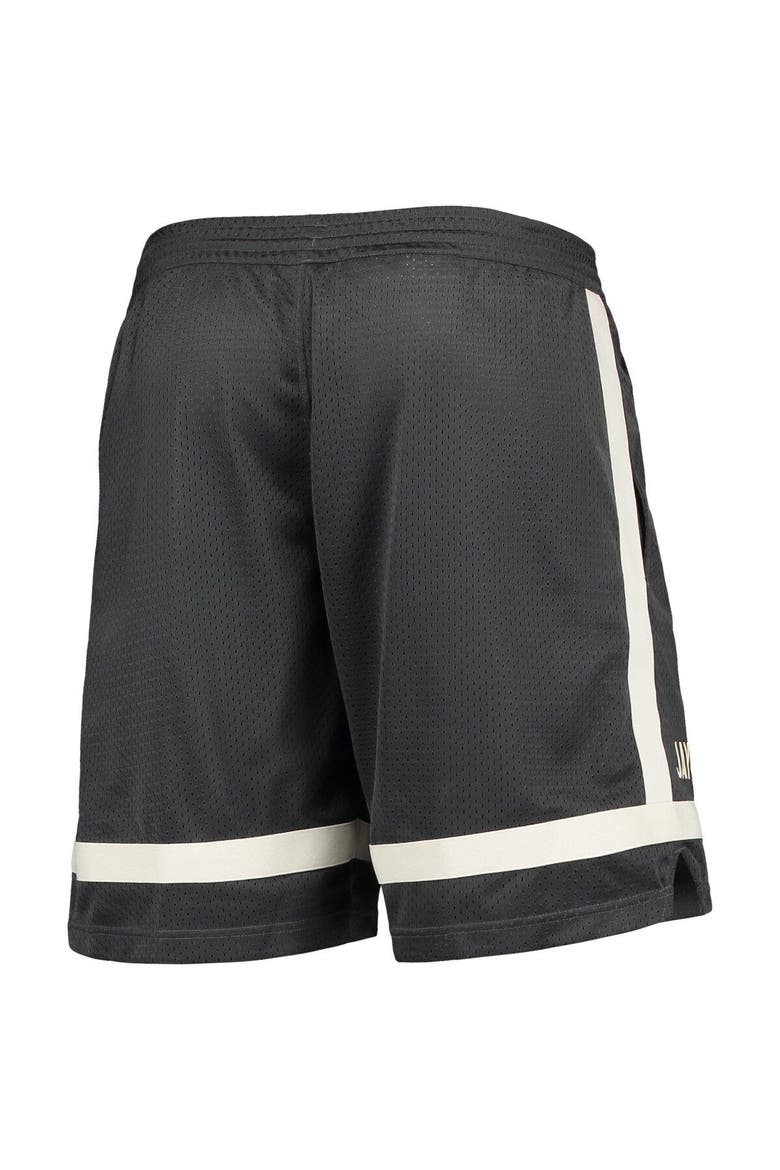 Men's adidas Charcoal Kansas Jayhawks Reverse Retro Basketball Shorts, Alternate, color, Charcoal
