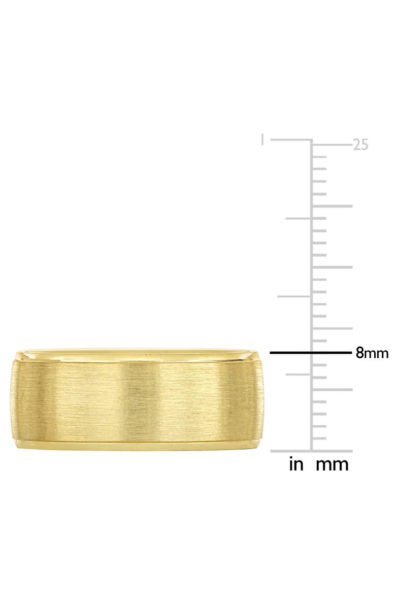 Julianna B. 8mm Brushed Finish Wedding Band 14k, Alternate, color, 14K Gold