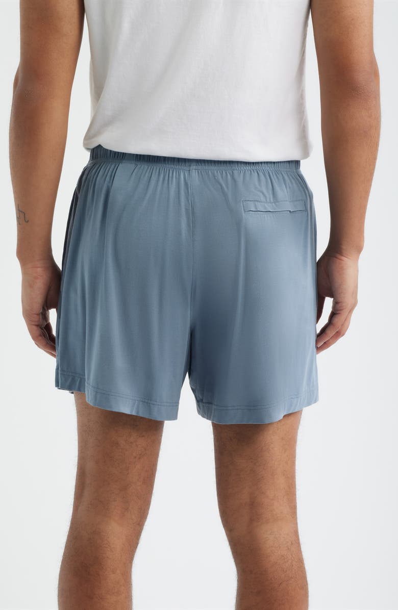 Daniel Buchler Modal Blend Pajama Shorts, Alternate, color, Air Force Blue Stripe