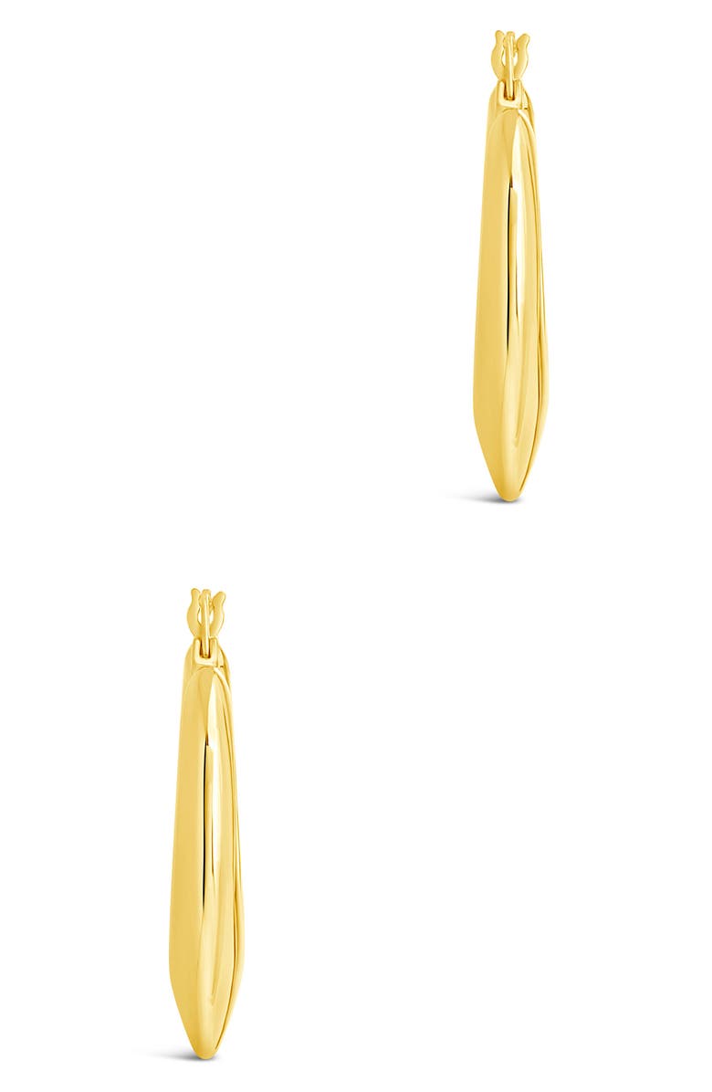 Sterling Forever Inyd Hoop Earrings, Alternate, color, Gold