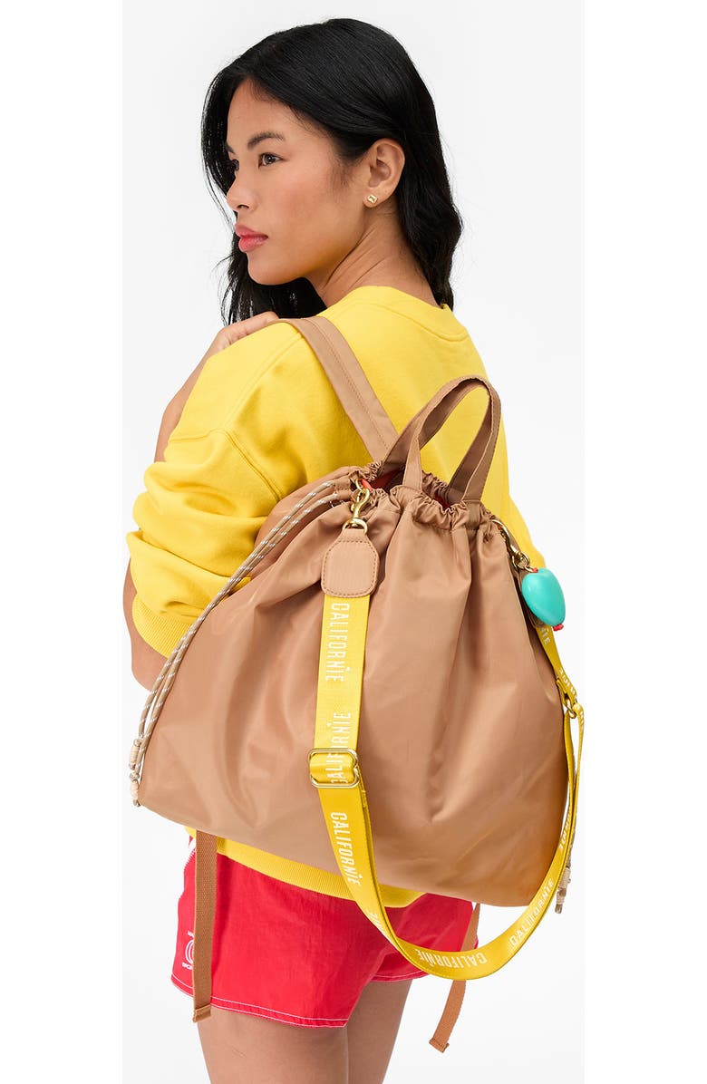 Clare V. Sac Tout Convertible Backpack, Alternate, color, Latte