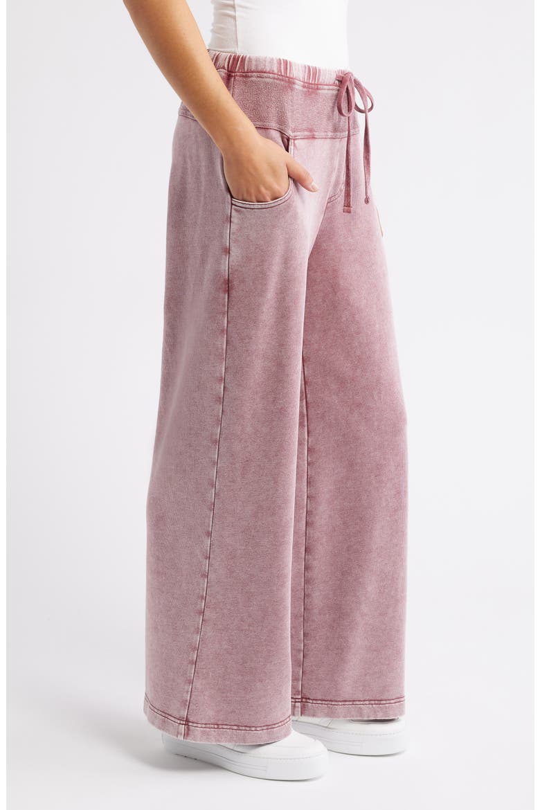 Drop Waist Lounge Pants, Alternate, color, DUSTY ROSE