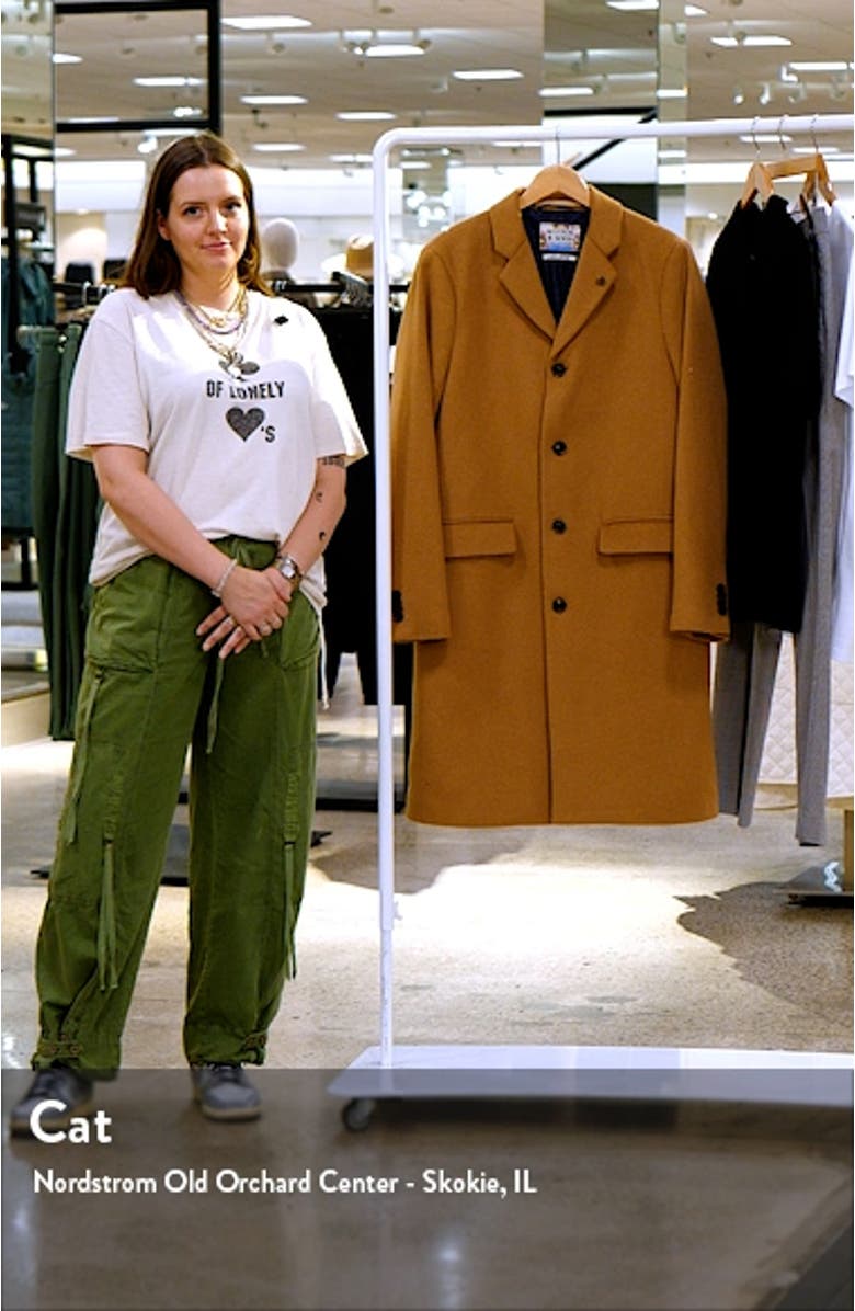 Classic Recycled Polyester & Wool Overcoat, sales video thumbnail