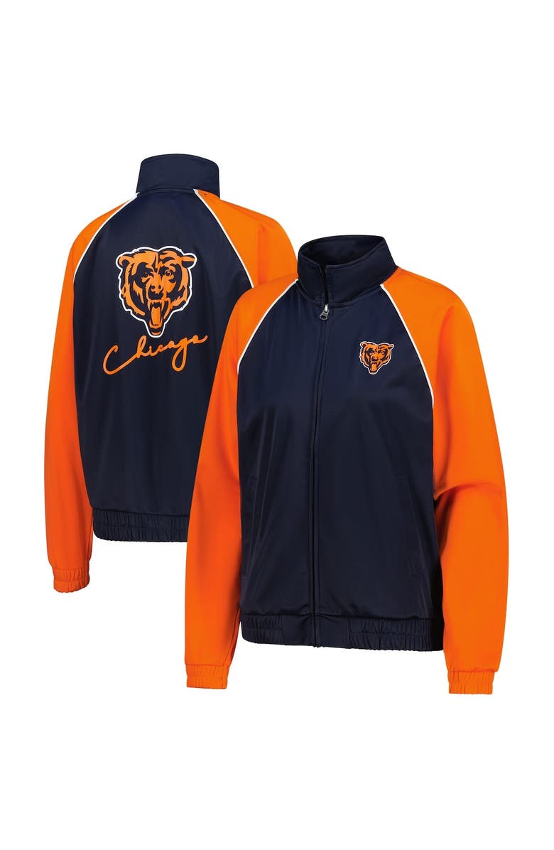 G-III 4HER BY CARL BANKS Women's G-III 4Her by Carl Banks Navy Chicago Bears Replay Full-Zip Track Jacket, Alternate, color, Navy