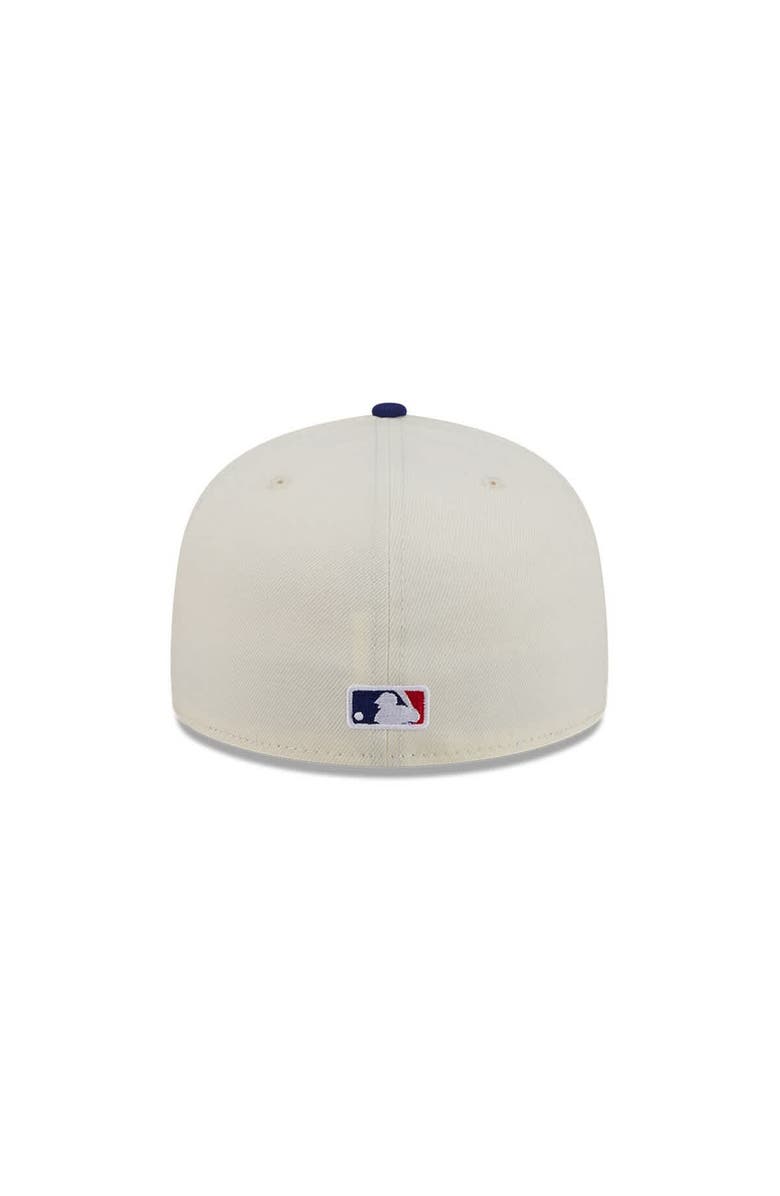 New Era Men's New Era  Cream/Royal Los Angeles Dodgers Bullpen Cart 59FIFTY Fitted Hat, Alternate, color, Cream