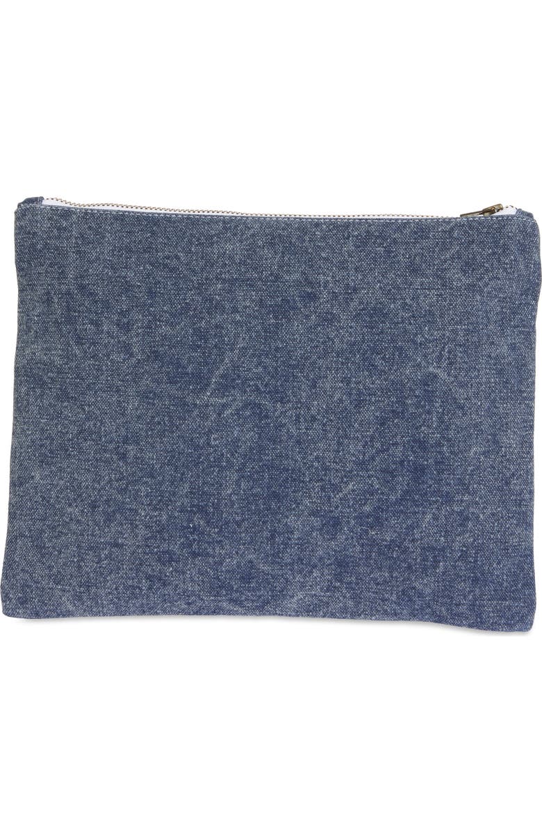 Isabel Marant Nettia Denim Clutch, Alternate, color,