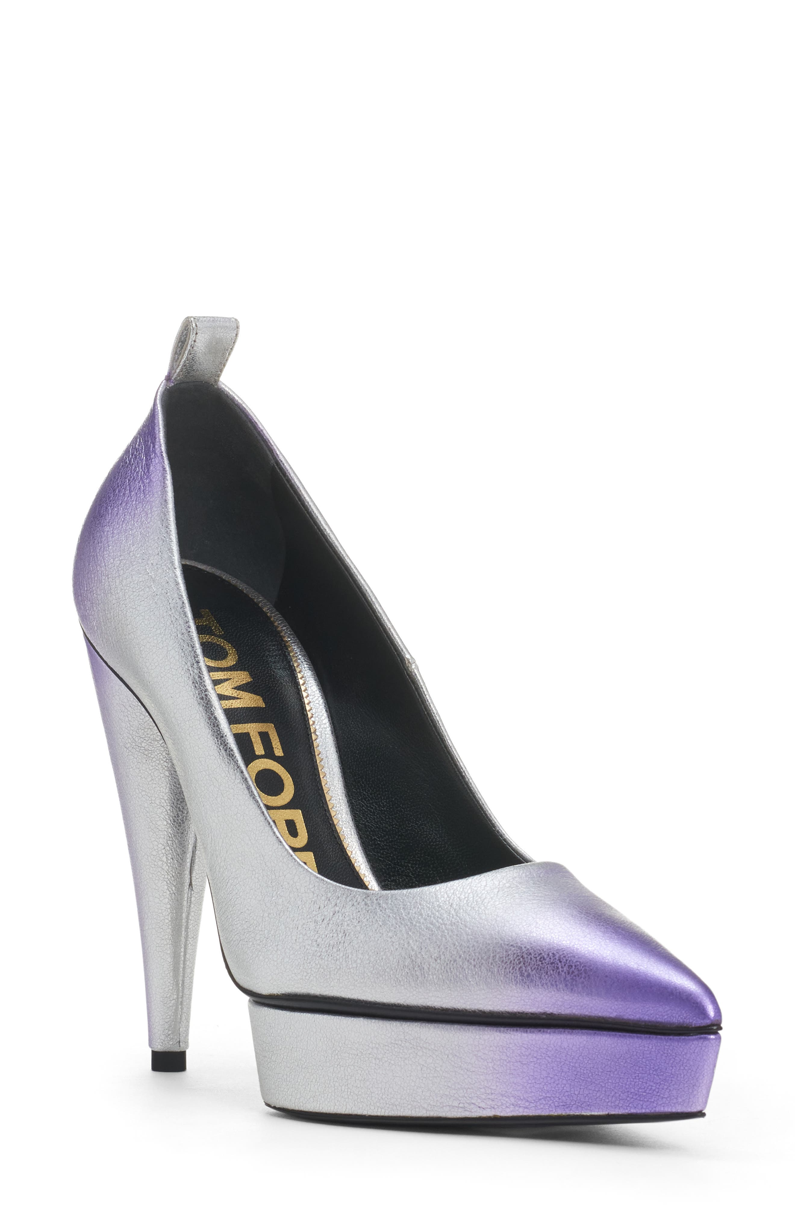 TOM FORD Ombré Cone Heel Platform Pump, Main, color, 