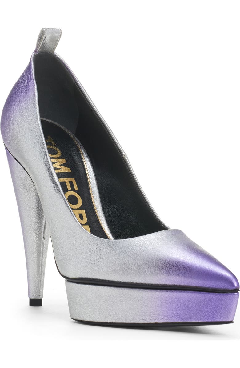 TOM FORD Ombré Cone Heel Platform Pump, Main, color,