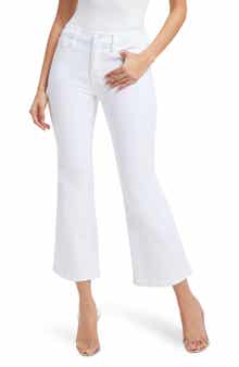 Good American Good Leg Crop Mini Bootcut Jeans